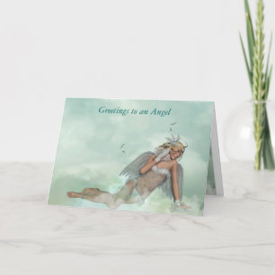 Freche Engels-Gruß-Karte Karte