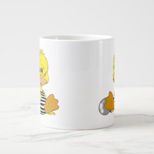 Freche Ente Jumbo-Tasse (Vorderseite)