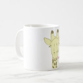 Freche Giraffen-Kaffeetasse Kaffeetasse (Vorderseite Links)