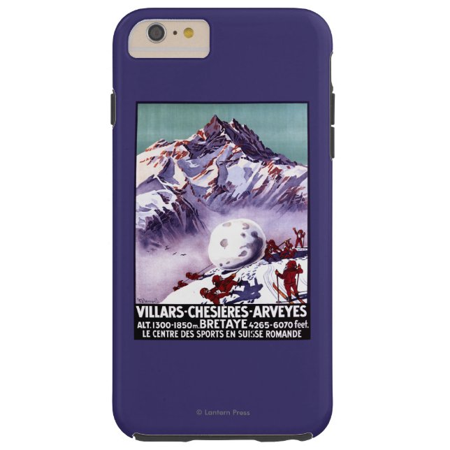 Freche Gnomes, die riesiges Schneeball-Plakat Case-Mate iPhone Hülle (Rückseite)