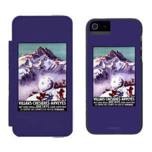 Freche Gnomes, die riesiges Schneeball-Plakat Incipio Watson™ iPhone 5 Geldbörsen Hülle