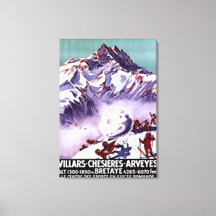 Freche Gnomes, die riesiges Schneeball-Plakat Leinwanddruck