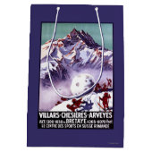 Freche Gnomes, die riesiges Schneeball-Plakat Mittlere Geschenktüte (Rückseite)