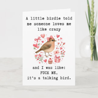 Freche Hochzeitstagskarte, Lustiger Valentinstag Karte