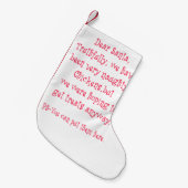 Freche Hühner Kleiner Weihnachtsstrumpf (Vorderansicht (hängend))