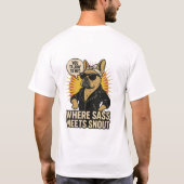 freche Hunde T-Shirt (Rückseite)