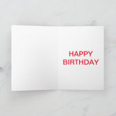 Freche Hundegeburtstags-Karte Karte (Innenseite)