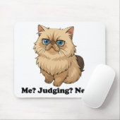 Freche Katze-Mauspad Mousepad (Mit Mouse)