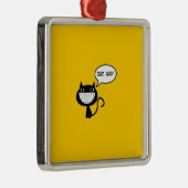 Freche Katze Ornament Aus Metall (Rechts)