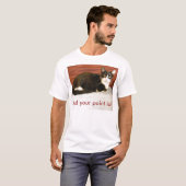 Freche Katze T-Shirt (Vorne ganz)