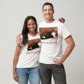Freche Katze T-Shirt (Unisex)