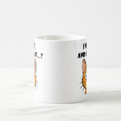 Freche Katzen-Tasse Kaffeetasse (Mittel)