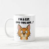 Freche Katzen-Tasse Kaffeetasse (Links)