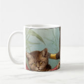 Freche Katzen-Tasse Kaffeetasse (Links)