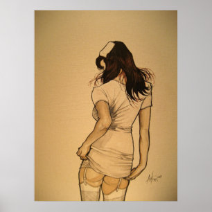 Freche Krankenschwester Poster