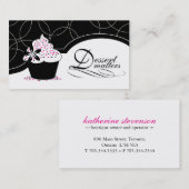 Freche Kuchen-Visitenkarten Visitenkarte (Vorne/Hinten)