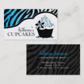 Freche Kuchen-Visitenkarten Visitenkarte (Vorne/Hinten)