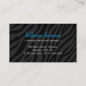 Freche Kuchen-Visitenkarten Visitenkarte (Rückseite)