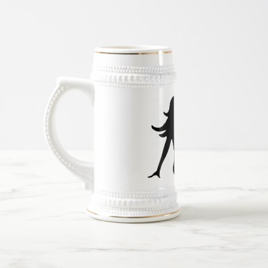 Freche Mädchen-Bedarfs-Liebe auch! Bierglas (Links)