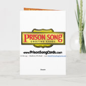 Freche oder Nizza Gefängnis-Karten - Feiertagskarte (Rückseite)