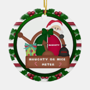 Freche oder Nizza Meter-Weihnachtsverzierung Keramik Ornament