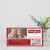 Freche oder Nizza ~ Weihnachtskarte Feiertagskarte (Stehend Vorderseite)