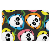 Freche Pandas Magnet (Horizontal)
