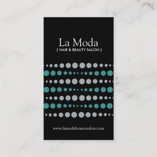 Freche Salon-Visitenkarten Visitenkarte (Vorderseite)