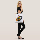 Freche schwarze Katze Herbst Tasche (Am Model)