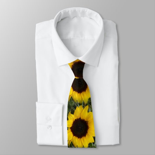 Freche Sonnenblume Krawatte (Gebunden)