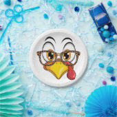 Freche Thanksgiving-Pute Pappteller (Party)