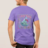Freche Yachting-Oma Tri-Blend Shirt (Rückseite)