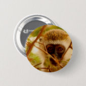 Frecher Affe. Button (Vorne & Hinten)