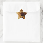 Frecher Affe. Stern-Aufkleber (Tasche)