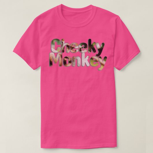 Frecher Affe T-Shirt (Design vorne)