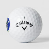 frecher australischer Koala Golfball (Logo)