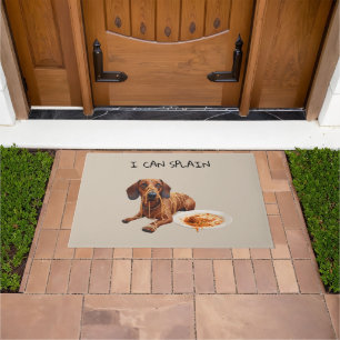 Frecher Dachshund  Fußmatte