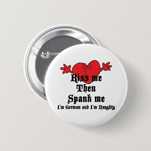 Frecher Deutscher Button (Vorne & Hinten)