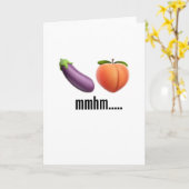 Frecher emoji Geburtstags-Freundinfreund Karte (Gelbe Blume)