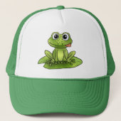 frecher Frosch Truckerkappe (Vorderseite)