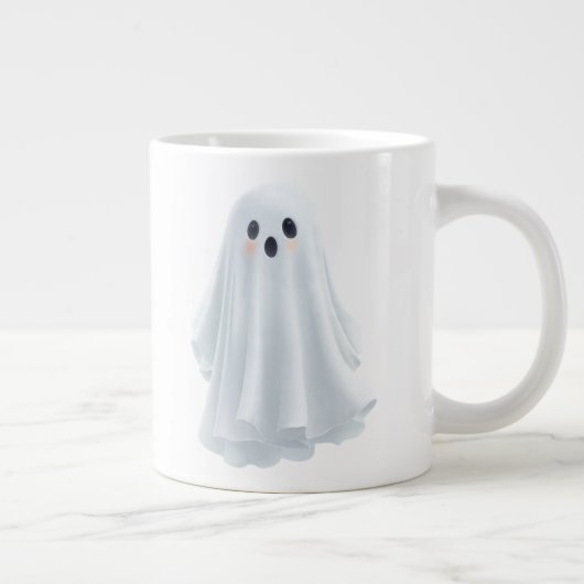 "Frecher Geister-Glanz" Jumbo-Tasse (Rechts)