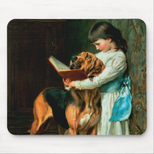 Frecher Junge oder obligatorische Bildung Mousepad