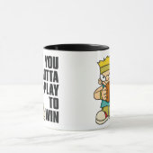 Frecher Jungen-Korb-Ball Tasse (Zentrum)