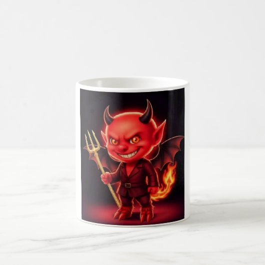 Frecher kleiner Teufel Kaffeetasse (Mittel)