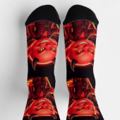 Frecher kleiner Teufel Socken (Oben)