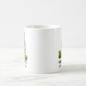 Frecher Schneemann-Eimer-Kopf Ich bin auf dünnem E Kaffeetasse (Mittel)
