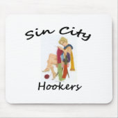 frecher Stricker, Häkelarbeit und strickendes Logo Mousepad (Vorne)