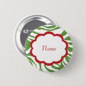 Frecher Weihnachtsknopf Button (Vorne & Hinten)