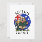 Frecher Wombat Dankeskarte (Vorderseite)