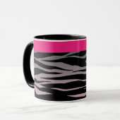 Frecher Zebra Tasse (Vorderseite Links)